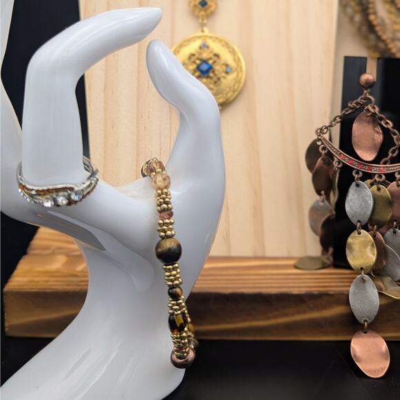 Boho Bronze & Charm Treasure Jewelry Bundle | 11 Pieces - Picture 2 of 6